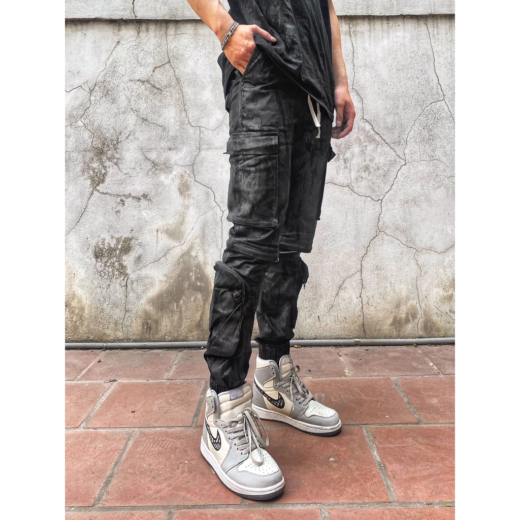 Custom by T.A.S - Jogger nối gối Wax