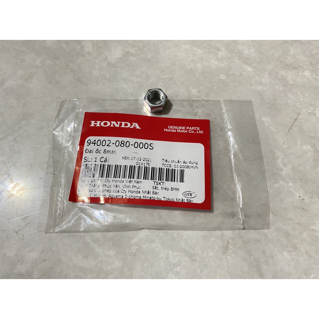 94002080000S Đai ốc 8mm