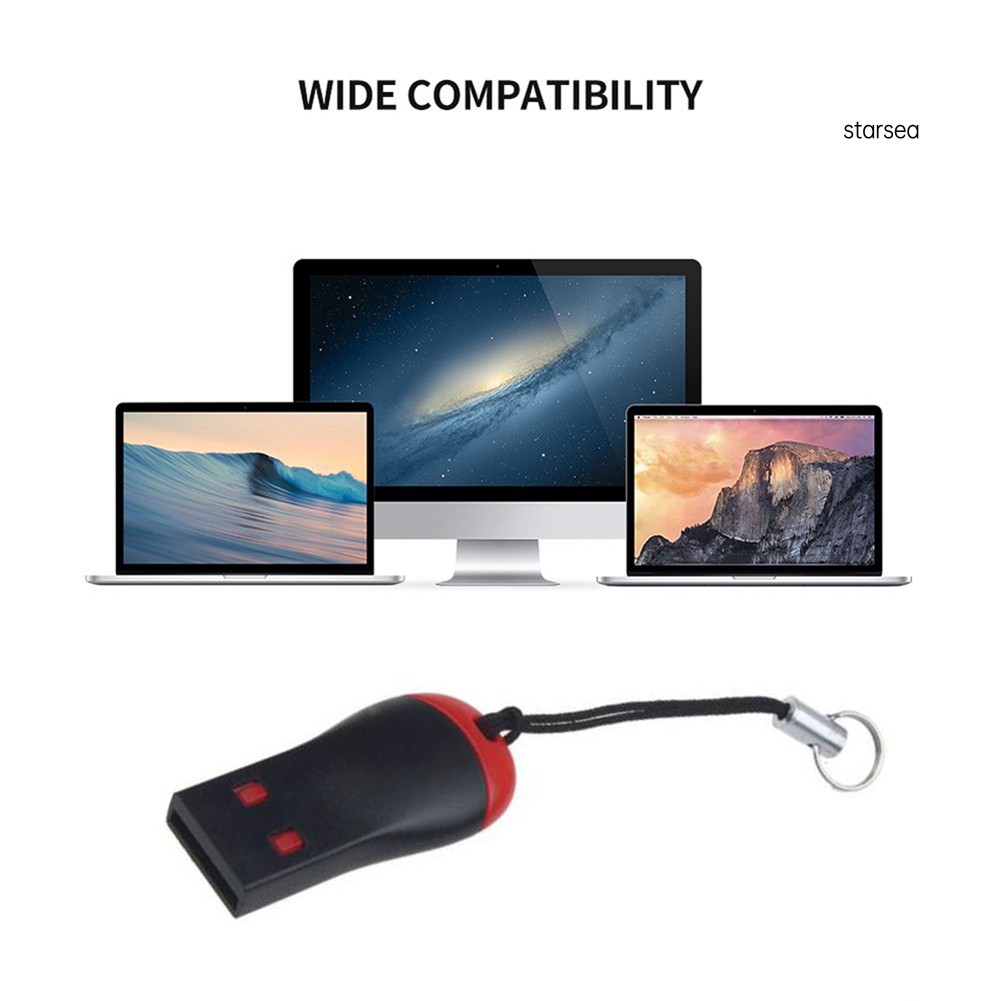 Đầu đọc thẻ nhớ Micro SD TF với chuẩn USB 2.0 cao cấp