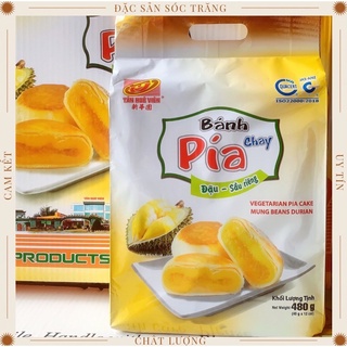Bánh pía chay đậu xanh sầu riêng mini tân huê viên