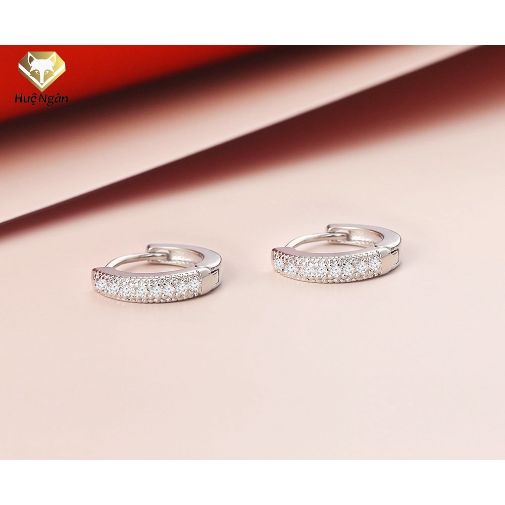 Bông tai bạc Ý 925 Huệ Ngân - Vòng xinh RYE140305