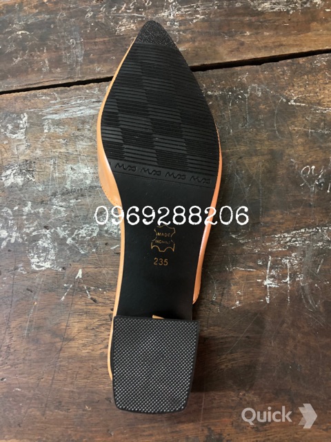 Giày sục công sở ❤FREESHIP❤ giày cao gót nữ da thật siêu nịnh chân