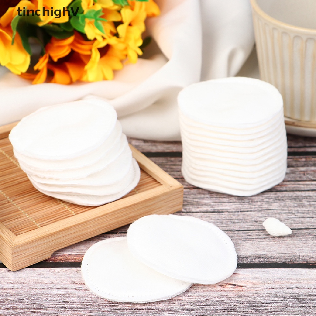 Set 100 Bông Tẩy Trang Tái Sử Dụng Làm Sạch Da Mặt / Mắt / Môi