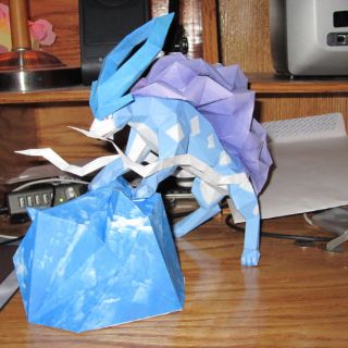Mô hình giấy Pokemon: Suicune Ver.1