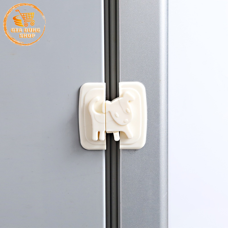 Khóa Gài Tủ Lạnh Tủ Quần Áo Chốt Cài Ngăn Kéo An Toàn Cho Bé