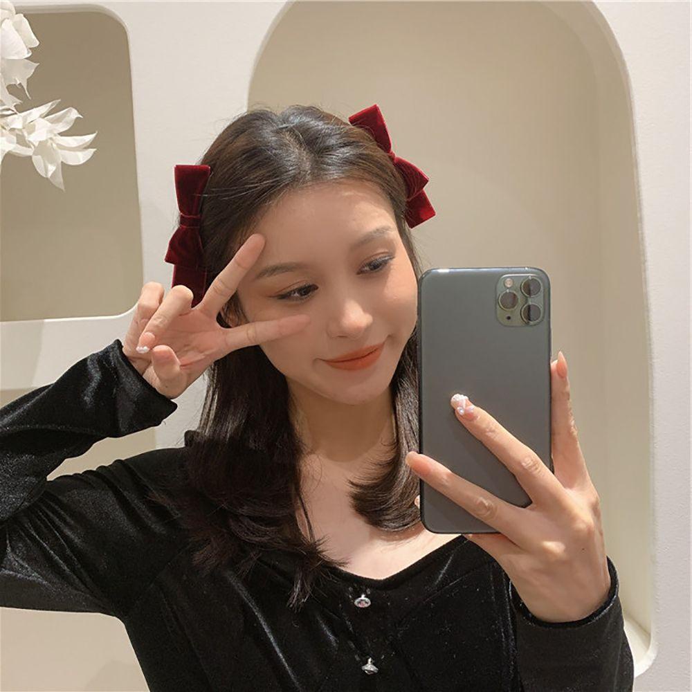 Băng Đô Nơ Nhung Dễ Thương Dành Cho Nữ