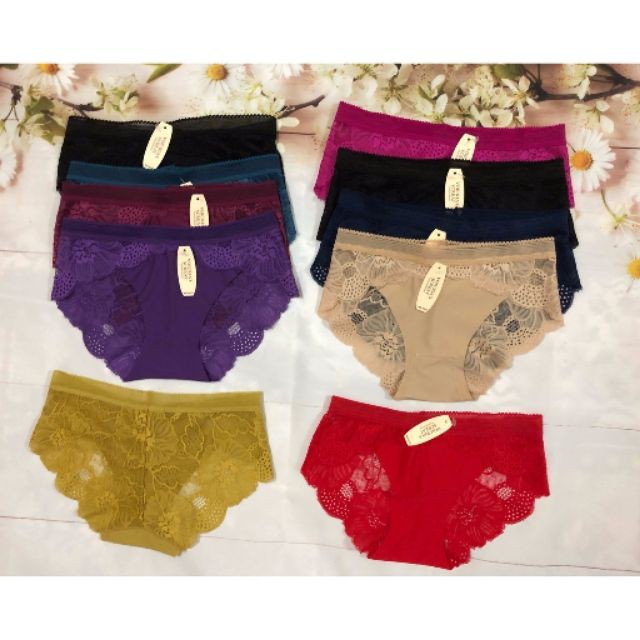 [ hàng mới ] Sỉ 10 quần lót đúc pha ren sexy