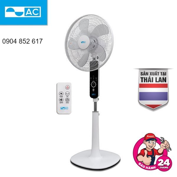 Quạt đứng AC, công suất 55W, remote điều khiển ASF02A165, Made in Thailand