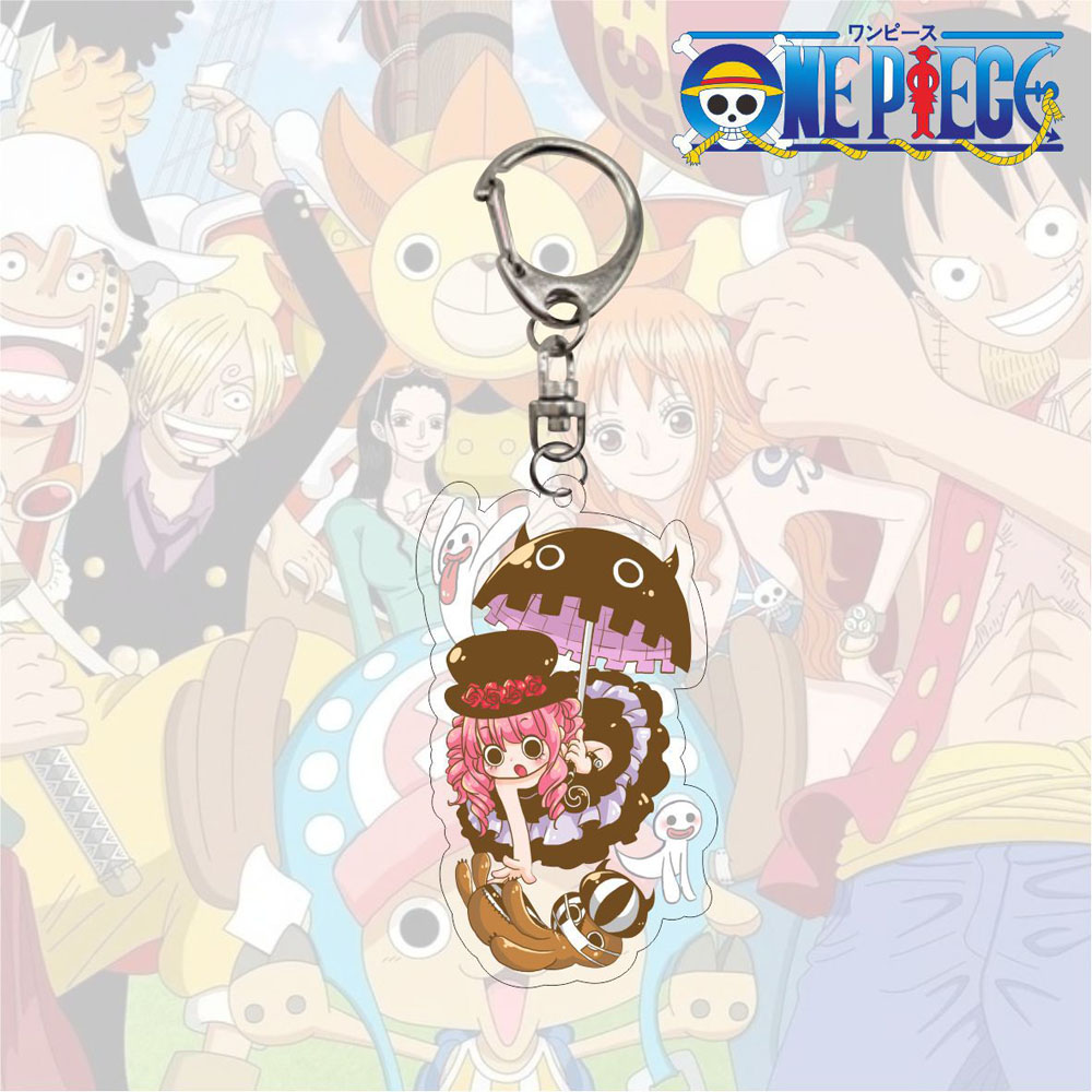 Móc Khóa Hình Nhân Vật Phim hoạt Hình One Piece Độc Đáo