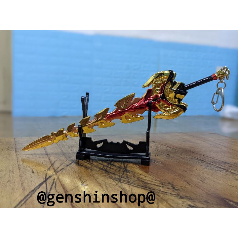 Mô hình móc khoá kjếm Ly Cốt Genshin Impact 20cm