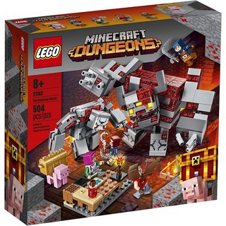 💎LEGO minecraft nhập Mỹ 21163 – Đại Chiến Đá Đỏ cực hay