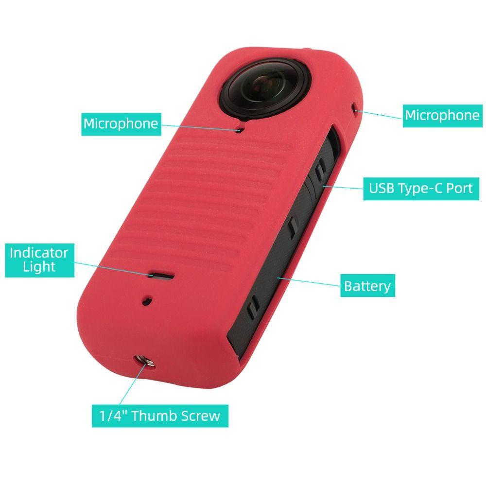 BTLIMER Vỏ Bảo Vệ Ống Kính Máy Ảnh Insta360 X3 Chống Trầy Xước