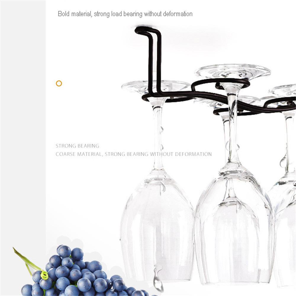 Giá Sắt Treo Ly Rượu / Cốc Tiện Dụng Cho Nhà Bếp Quầy Bar
