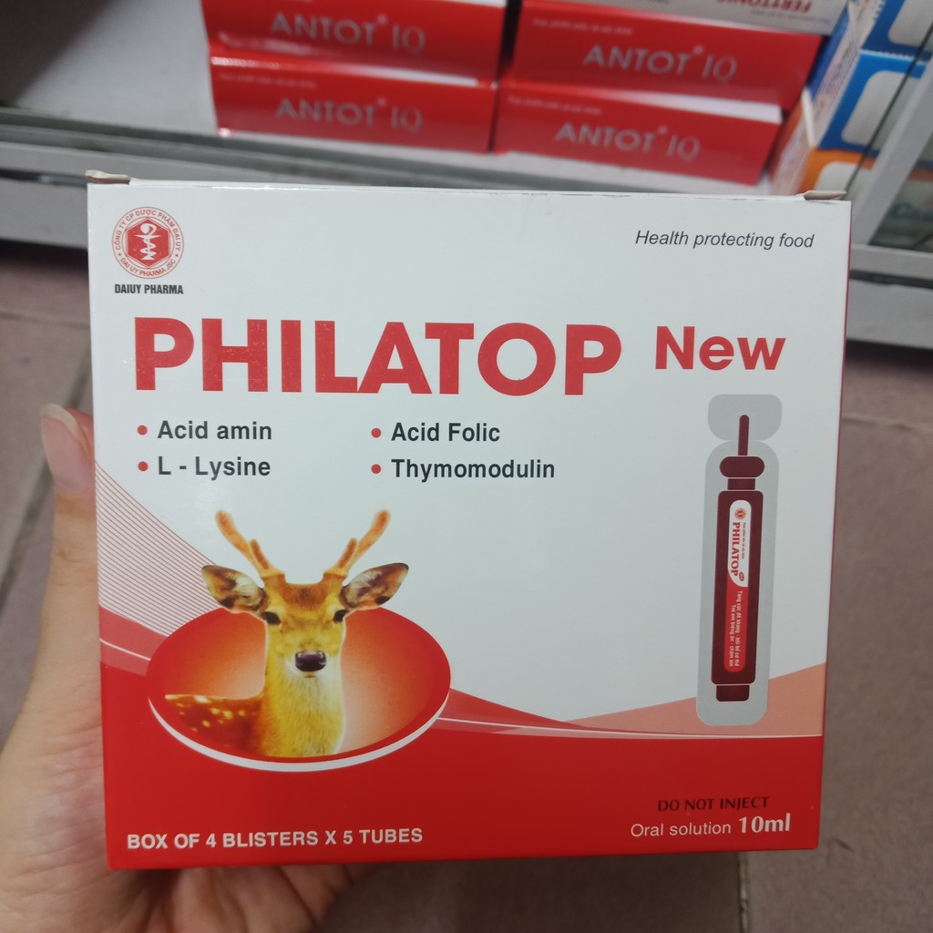 Philatop new hộp 20 ống nhựa