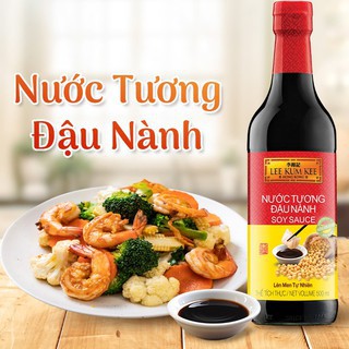 Nước tương đậu nành Lee Kum Kee chai 500ml