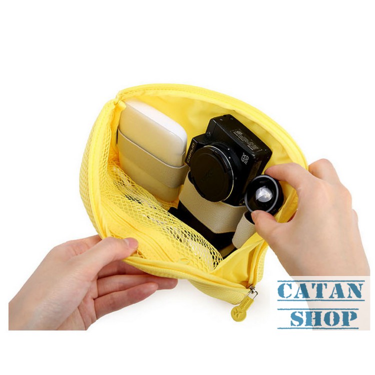 Túi Du Lịch Chống Sốc, Đựng Điện Thoại, máy ảnh, đồ điện tử, dây sạc, mỹ Phẩm, đồ trang điểm trong vali Bag in Bag DL06