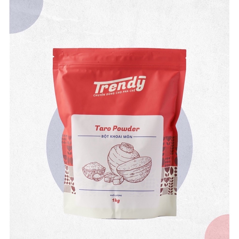 Bột Khoai Môn TRENDY gói 1kg- DÒNG BỘT VỊ GIÁ RẺ