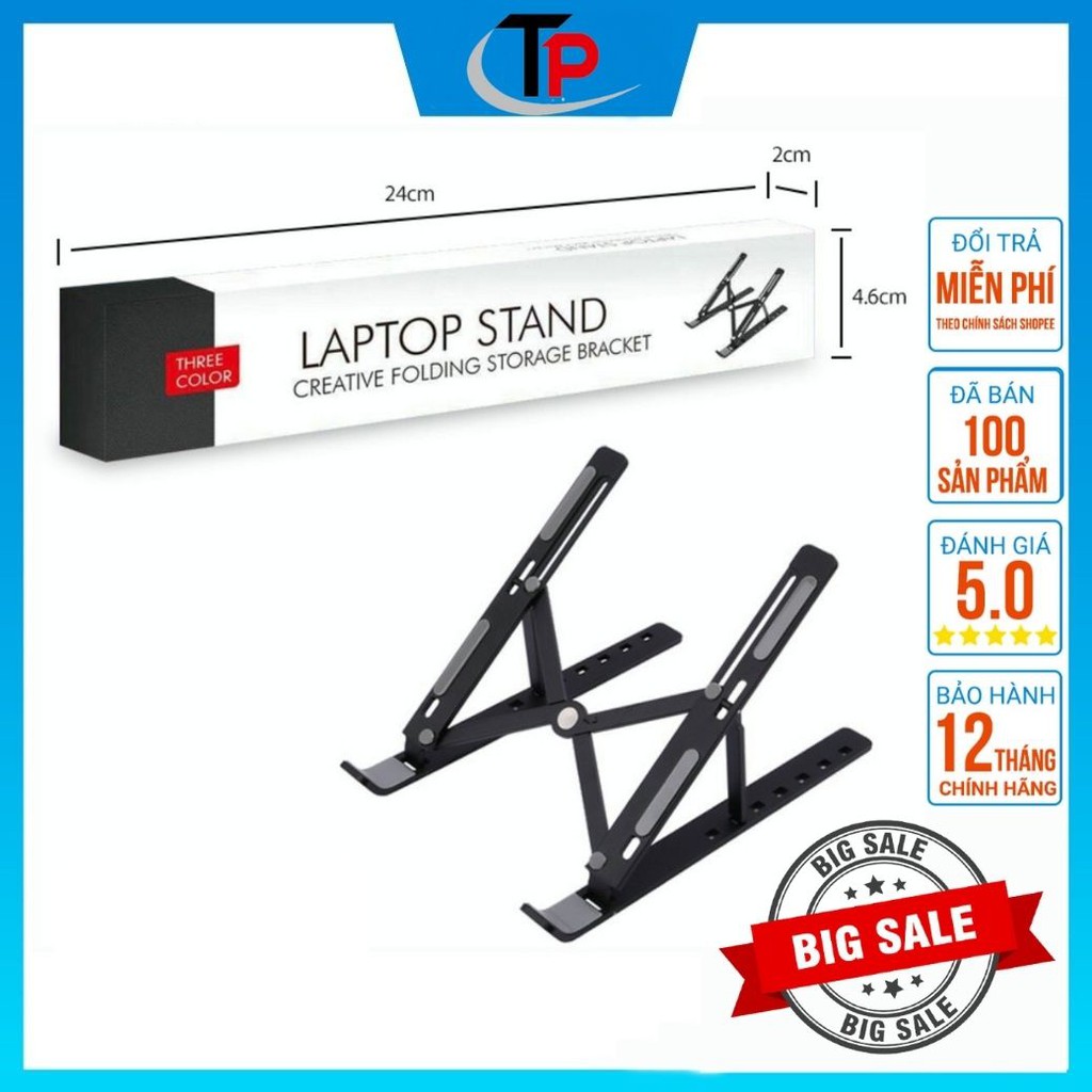Giá đỡ Laptop, Macbook, Ipad bằng Nhựa có thể điều chỉnh được độ cao, đế tản nhiệt kê laptop