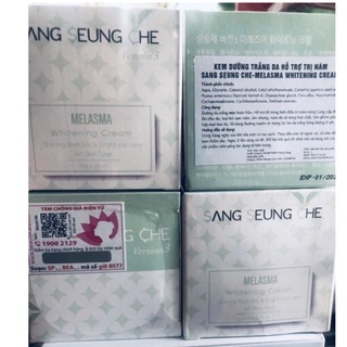 Kem dưỡng trắng da nám Sang seung che melasma whitening cream (ngày thoa 2 lần sáng và tối, Hàn Quốc) 50g