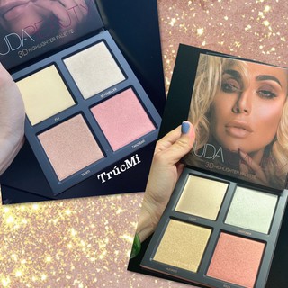 Phấn bắt sáng highlight Huda Beauty 3D palette