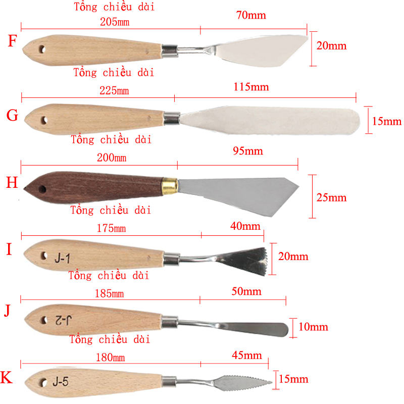 Bộ 11 Dụng Cụ Vẽ Màu Nước Cho Học Sinh