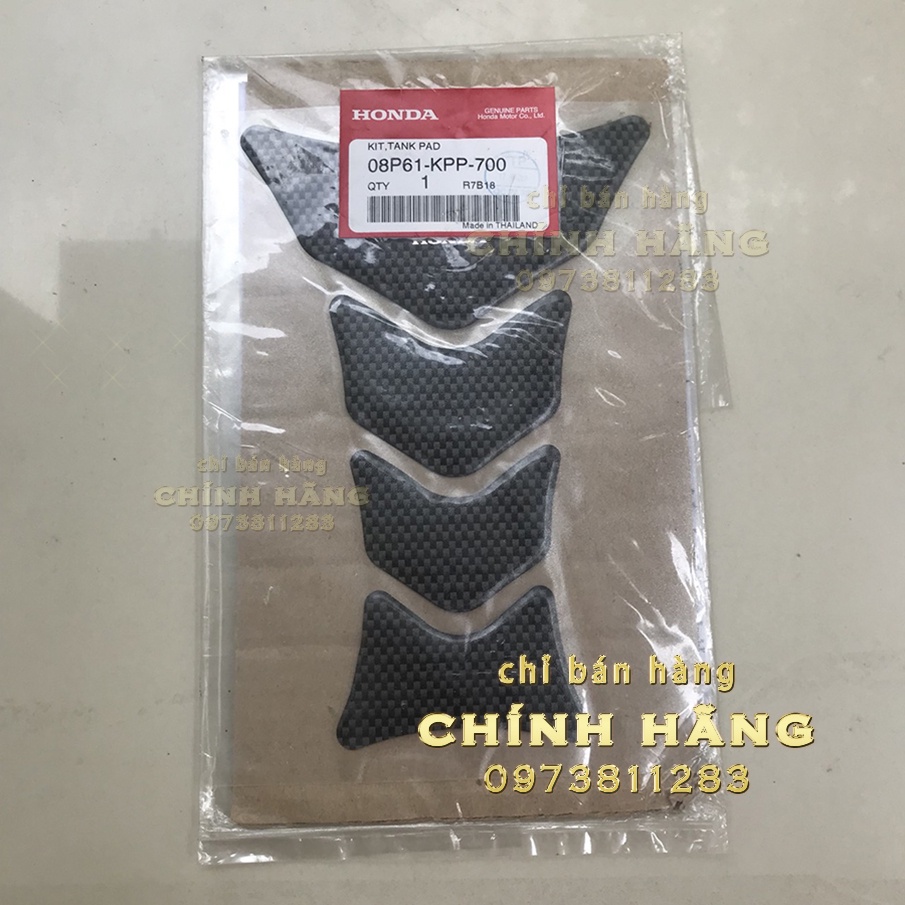 HÀNG HIẾM - Miếng dán thùng xăng chống trầy cho xe Honda CBR150 và CBR250 - Hàng chính hãng | 08P61-KPP-700