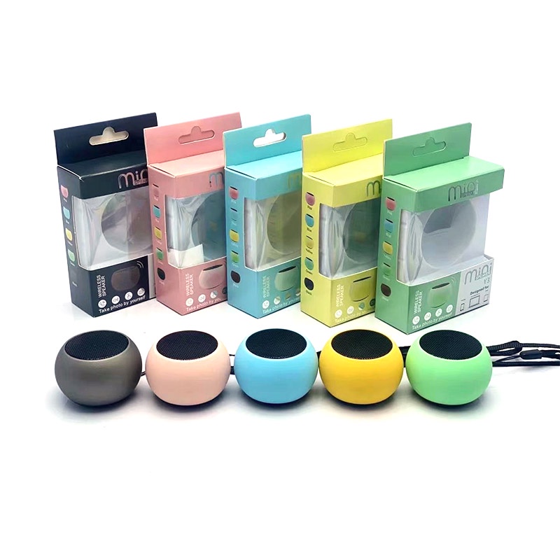 Loa Bluetooth Mini Siêu Nhỏ M3 Siêu Trầm Hình Tròn Hi Fi Giảm Tiếng Ồn Thiết Kế Nhỏ Gọn Chỉ Bằng Vài Ngón Tay