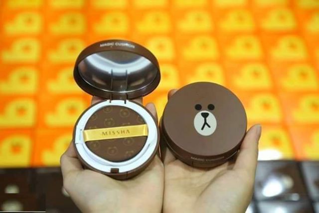 Phấn nước missha M Magic Cushion moisture gấu