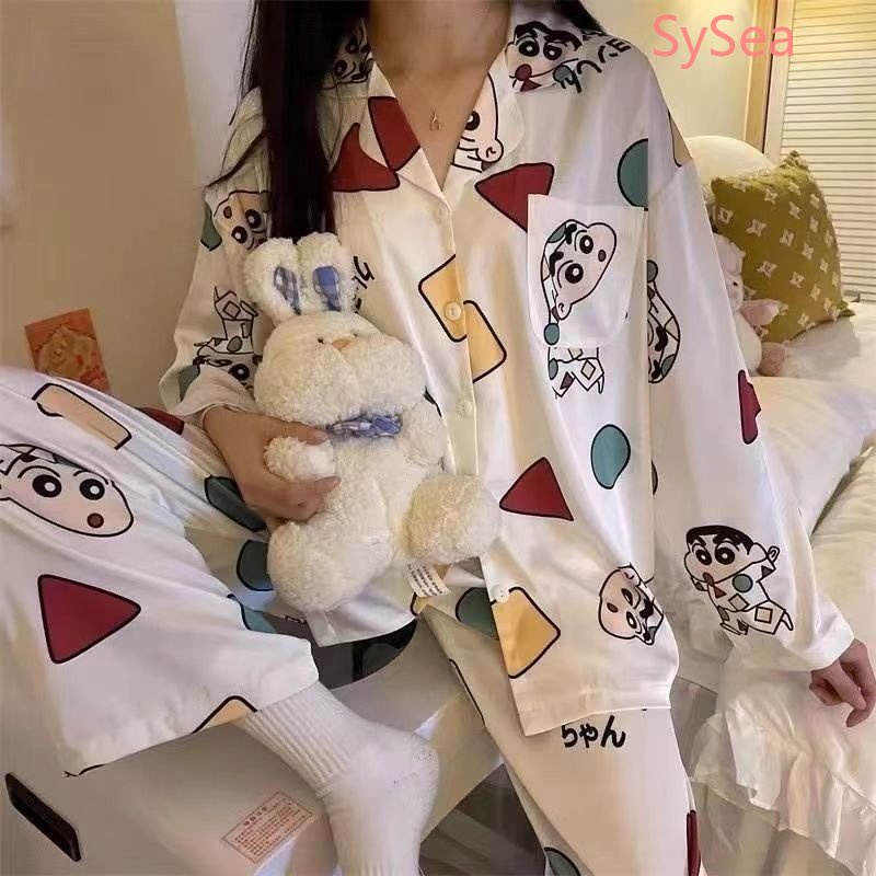 Bộ Đồ Ngủ Họa Tiết Gấu Và Dâu Tây Đáng Yêu Cho Nữ Kiểu Hàn Quốc