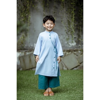 Áo Dài linen Bé Trai