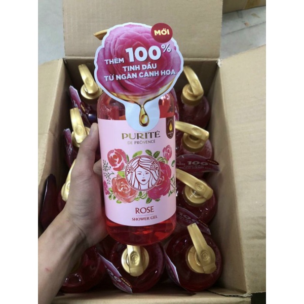 Sữa Tắm Purité Cherry Blossom Shower Gel Sáng Mịn Da Hương Hoa Anh Đào 850ML