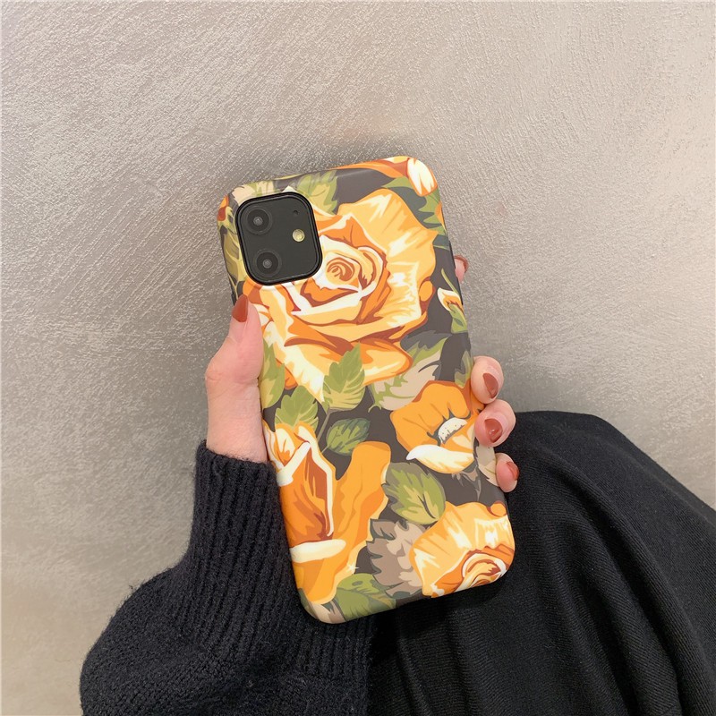 💦 Ốp lưng iphone Hoa Hồng Vàng 5/5s/6/6plus/6s/6s plus/6/7/7plus/8/8plus/x/xs/xs max/11/11 pro/11 promax – Shin Case