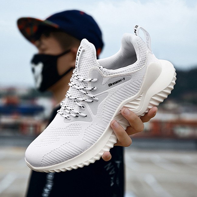 TẶNG lót tăng chiều cao_Giàynam sneaker thể thao vải lưới thoáng khí thời trang Hàn Quốc giaynam-G859 trắng | BigBuy360 - bigbuy360.vn