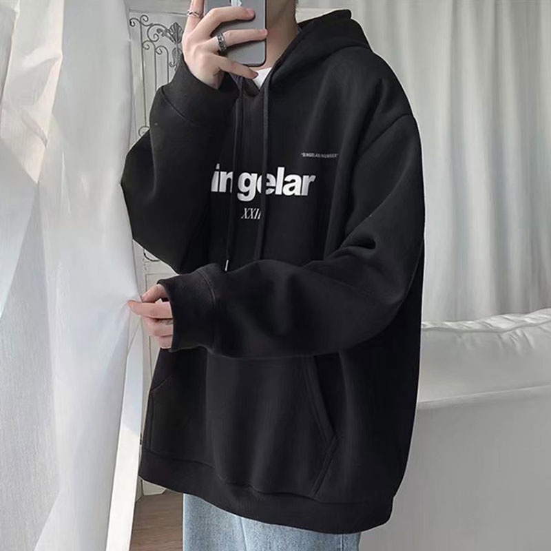 Áo Hoodie Dáng Rộng Thời Trang Hàn Quốc Đơn Giản Dành Cho Nữ
