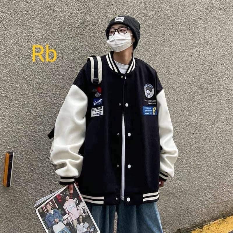 Bomber logo cậu bé Chất nỉ cotton dày đẹp Fom thụng nam nữ mặc OK Hình in 5d sắc nét Sỉ 66k Dl 60k Sll ib Tuyển ctv😍😍😍 | BigBuy360 - bigbuy360.vn