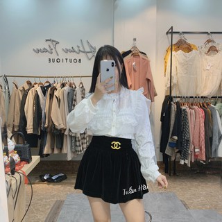 (ẢNH THẬT) Áo sơ mi tơ bèo hàng đẹp