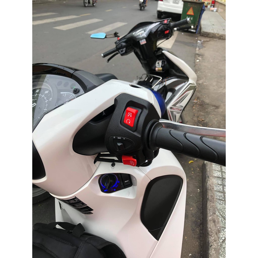 Công tắc IDLING STOP ( Đỏ ) + Nút đề đỏ