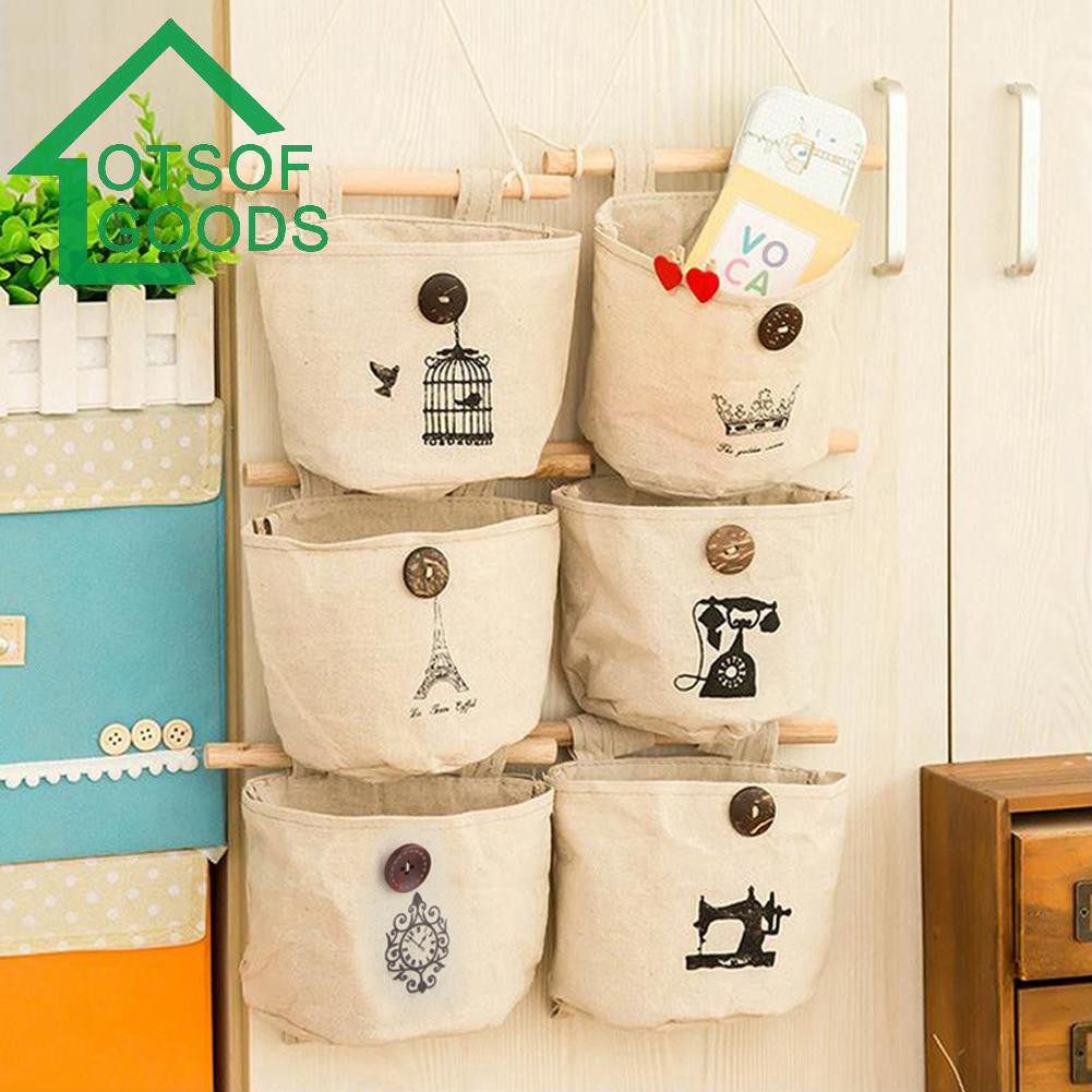 Túi đựng đồ treo tường 6 kiểu dáng tiện lợi