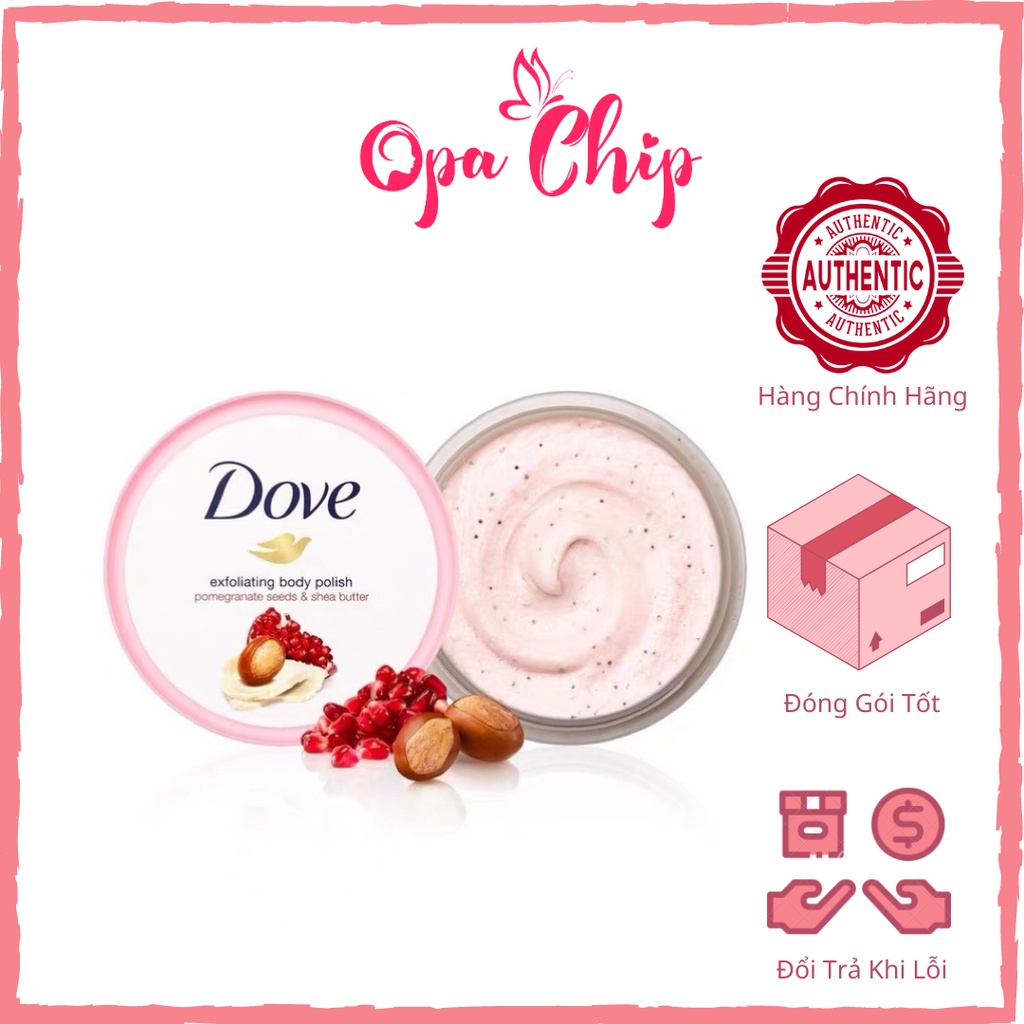 (Bản Đức) Tẩy tế bào chết Dove Exfoliating Body Scurb