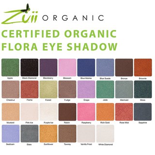 Zuii Flora Eyeshadow - Phấn mắt hữu cơ Zuii