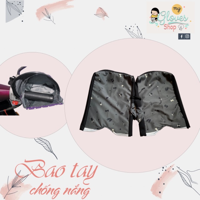 Bao tay chống nắng,mưa xe máy ĐÀI LOAN ( tặng kèm quà )