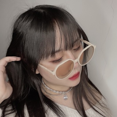 Kính Mát Thời Trang Gọng Lớn Phong Cách Retro Cho Nữ