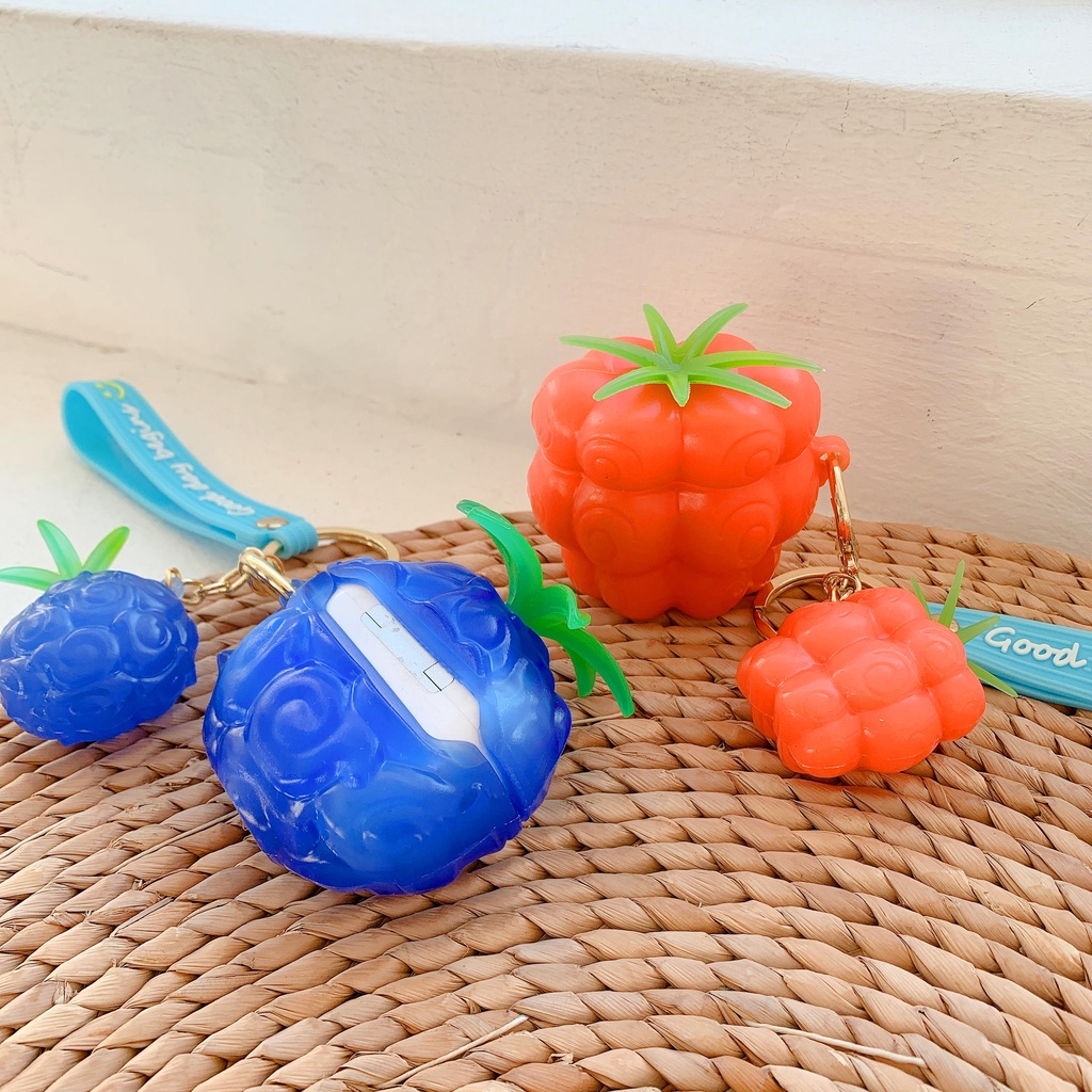 Vỏ Bảo Vệ Hộp Sạc Tai Nghe AirPods3 Pro AirPods3 Bằng Cao Su Họa Tiết Trái Cây Ác Quỷ One Piece 2021 Mới Ốp