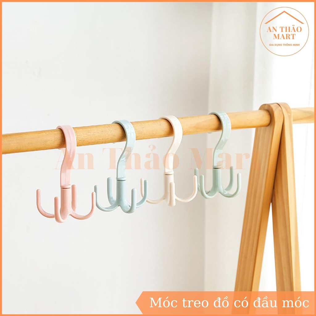 Móc Treo Đồ Với 4 Đầu Móc Tiện Dụng