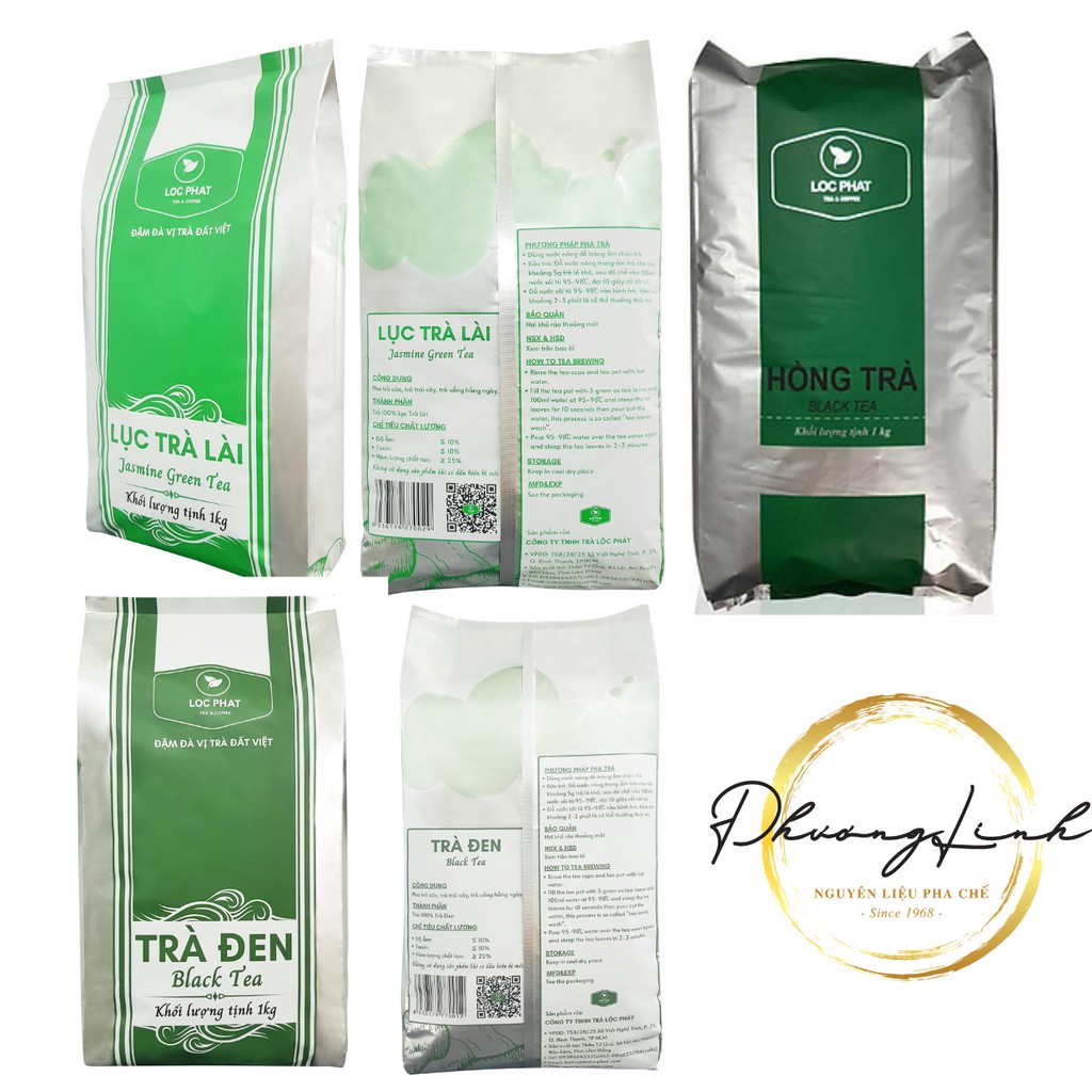 Trà Lộc Phát Mẫu MớiTrà Đen Lục Trà Hồng Trà