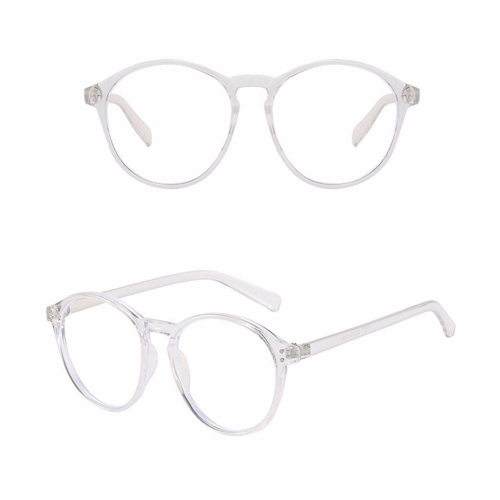 Kính Chống Bức Xạ Gọng Tròn Họa Tiết Da Báo Phong Cách Retro Hàn Quốc Dành Cho Nam Back2Lilife