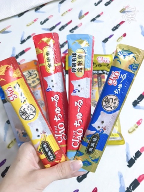 [Rẻ Vô Địch][Có Sẵn] Kem thưởng Ciao Churu TQ gói 60gr ( 15gr x 4 ) cho mèo