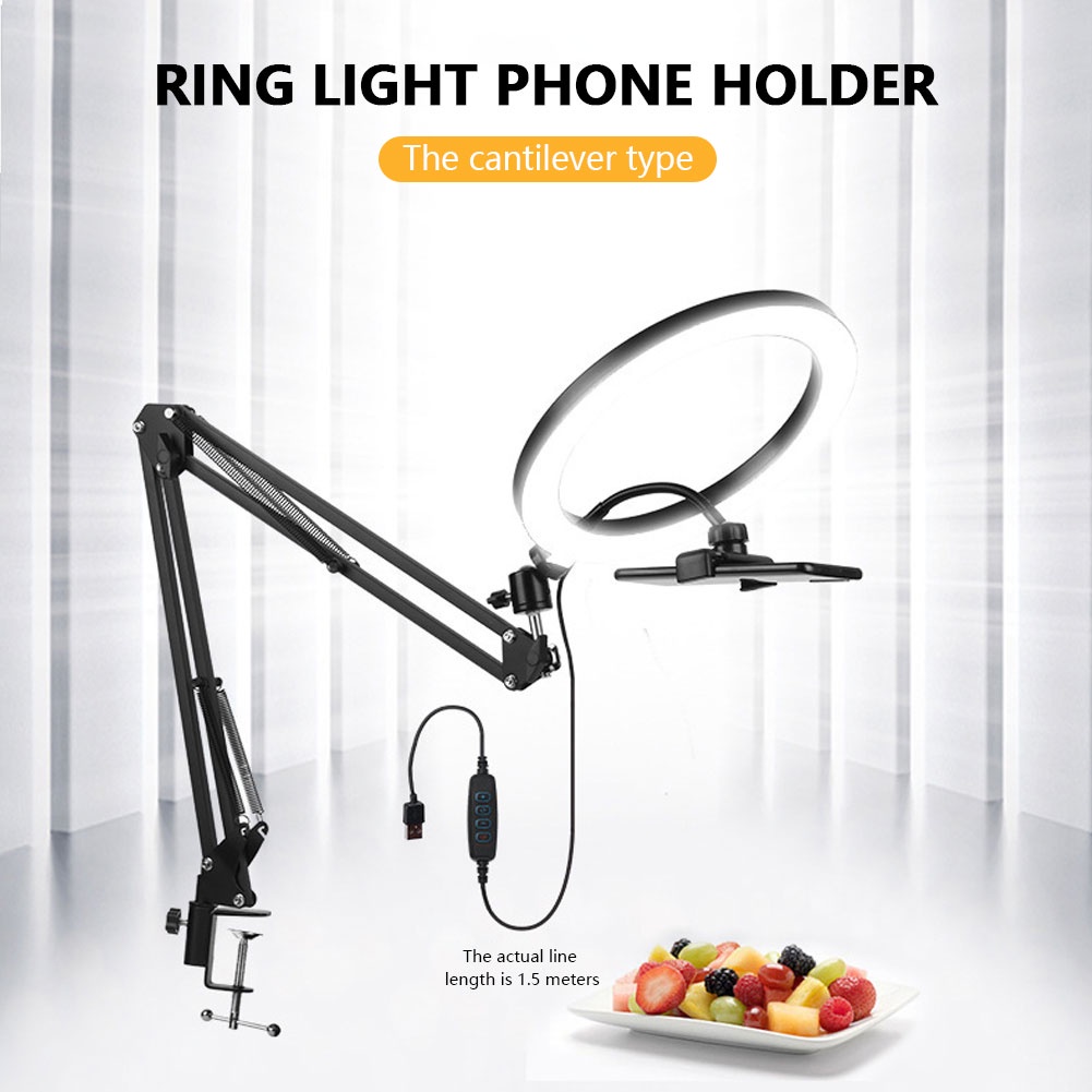 🌈kho sẵn sàng Giá đỡ chân máy cho giá đỡ điện thoại di động Phụ kiện có đèn vòng cho máy ảnh điện thoại thông minh | BigBuy360 - bigbuy360.vn