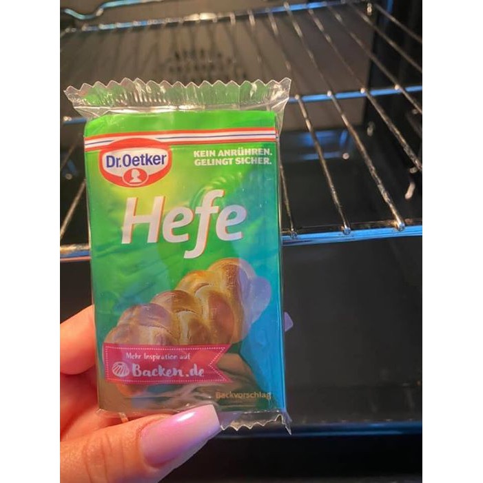Men nở hữu cơ  Hefe  Dr Oetker của Đức