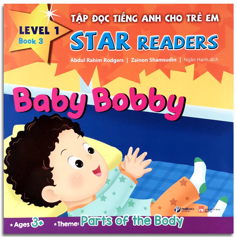 Combo Bộ 6 Cuốn Sách Tập Đọc Tiếng Anh Cho Trẻ Em - Star Readers - Song ngữ Việt - Anh